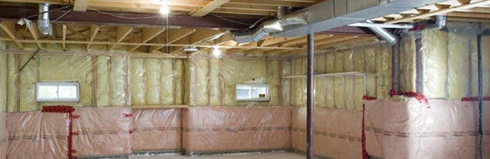 Photo showing a basement ready for inspection